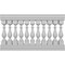 Ekena Millwork Traditional Balustrade Railing Kit Style N (5 7/8" On-Center Spacing to Pass 4" Sphere Code) BALK37X060TRN - alternate 1